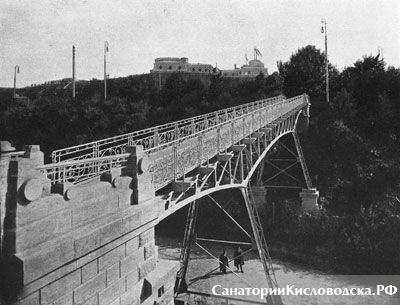Мост в районе вокзала в прошлом